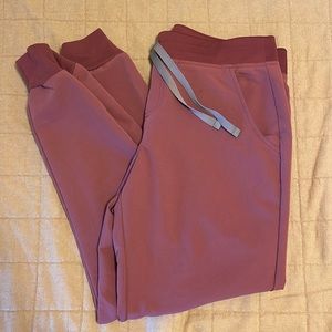Figs dark cherry zamora joggers